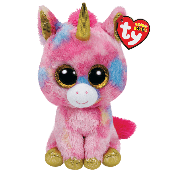 TY BEANIE BOOS FANTASIA UNICORN MULTICOLOUR REGULAR