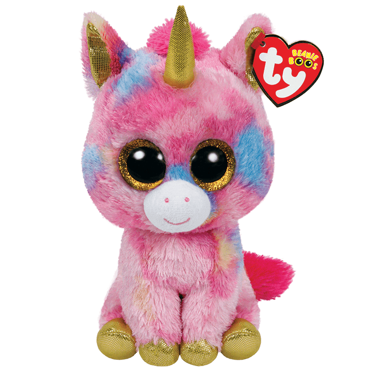 TY BEANIE BOOS FANTASIA UNICORN MULTICOLOUR REGULAR