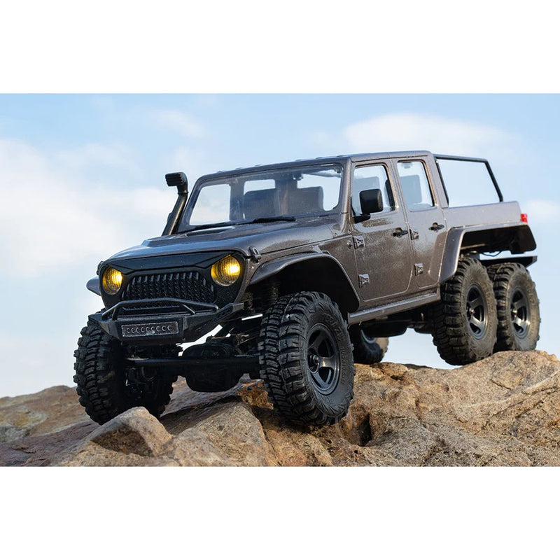 ROC HOBBY FMS11812 CHEYENNE 6X6 1/18 SCALE 2.4GHZ RTR RC CRAWLER WITH LEDS