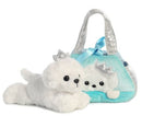 FANCY PALS POODLE IN A BLUE POODLE PRINCESS BAG