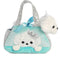 FANCY PALS POODLE IN A BLUE POODLE PRINCESS BAG