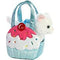 FANCY PALS WHITE KITTY IN BLUE CUP CAKE BAG