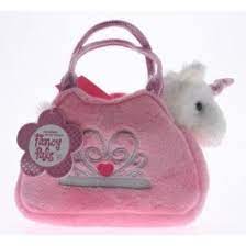 FANCY PALS UNICORN IN PINK CROWN BAG