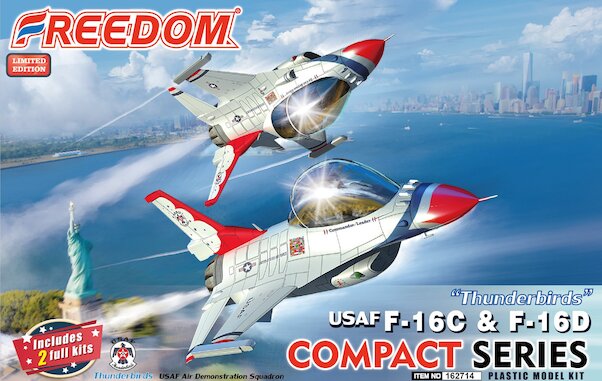 FREEDOM 162713 COMPACT SERIES F16C AND F16D PLASTIC MODEL KIT
