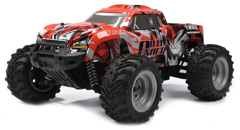 FS RACING FS53822 OUTLANDER MONSTER TRUCK BRUSHED READY TO RUN INCLUDES BATTERY AND CHARGER - RED
