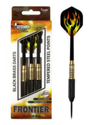 FORMULA SPORTS FRONTIER 20 GRAM BLACK BRASS WITH TEMPERED STEEL POINTS DART SET