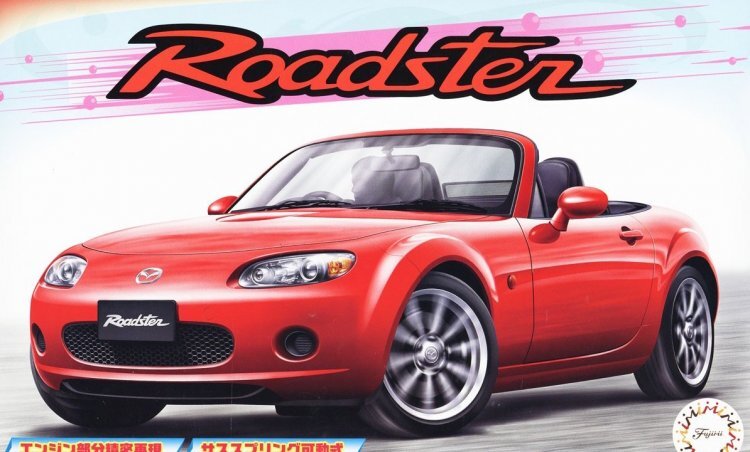 FUJIMI 0469327 MAZDA ROADSTER MX-5 MIATA 1/24 SCALE PLASTIC MODEL KIT