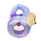 FANCY PALS SWEETS PLUSH DOG IN PURPLE CUP CAKE BAG