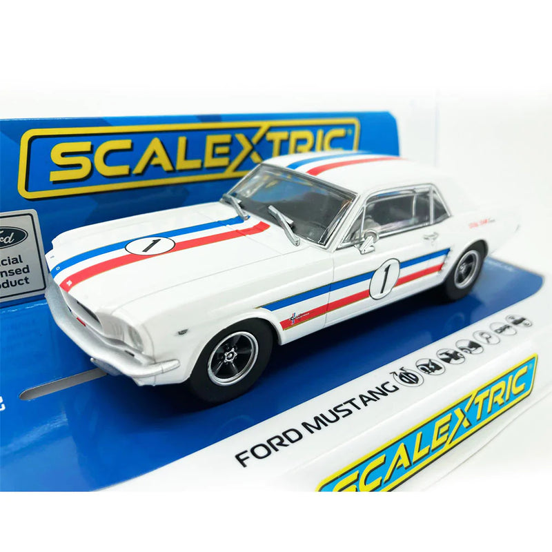 SCALEXTRIC C4364 FORD 1965 MUSTANG ATCC IAN GEOGHEGAN SLOT CAR