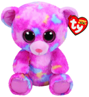 TY BEANIE BOOS FRANKY MULTICOLOUR BEAR REGULAR