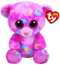 TY BEANIE BOOS FRANKY MULTICOLOUR BEAR REGULAR