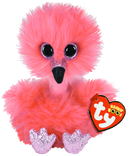 TY BEANIE BOOS FRANNY FLAMINGO LONG NECK REGULAR