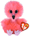 TY BEANIE BOOS FRANNY FLAMINGO LONG NECK REGULAR