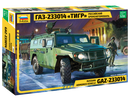 ZVEZDA 3668 1/35 RUSSIAN ARMORED VEHICLE GAZ-233014 TIGER MODEL KIT