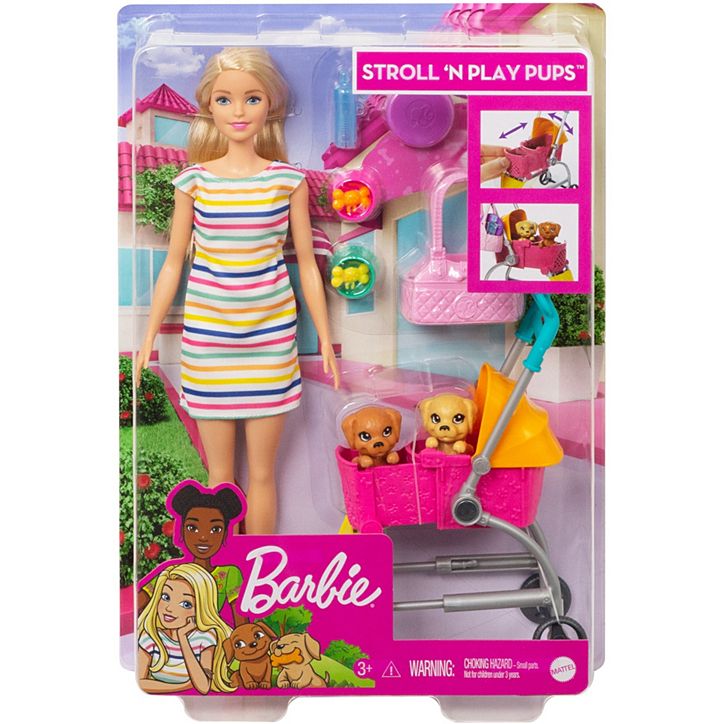 BARBIE PLAYSET STOLL N PLAY PUPS