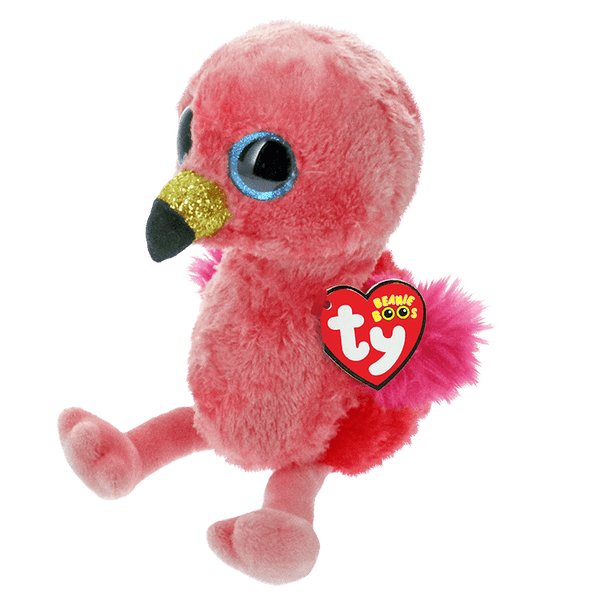 TY BEANIE BOOS GILDA PINK FLAMINGO REGULAR