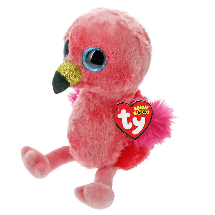 TY BEANIE BOOS GILDA PINK FLAMINGO REGULAR