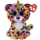 TY BEANIE BOOS GISELLE LEOPARD WITH HORN REGULAR