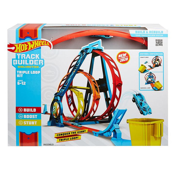 HOT WHEELS TRACK BUILDER UNLIMITED TRIPLE LOOP KIT