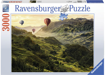 RAVENSBURGER 170760 RICE TERRACES IN ASIA 3000PC JIGSAW PUZZLE