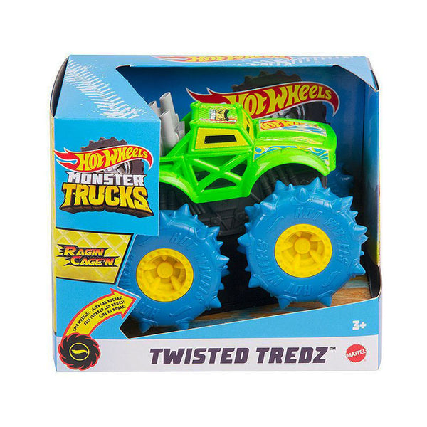 HOT WHEELS MONSTER TRUCKS TWISTED TREDZ RAGIN CAGEN