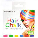 MDI HAIR CHALK - 6 VIBRANT COLOURS