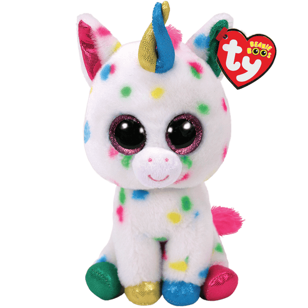 TY BEANIE BOOS HARMONIE SPECKLE UNICORN REGULAR