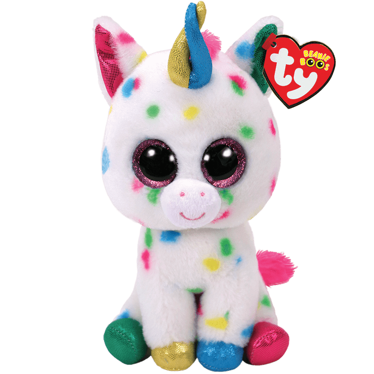 TY BEANIE BOOS HARMONIE SPECKLE UNICORN REGULAR