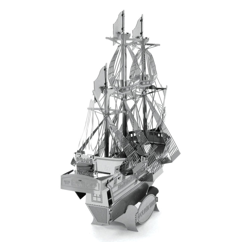 METAL EARTH MMS049 VEHICLES GOLDEN HIND SIR FRANCIS DRAKE SAIL BOAT