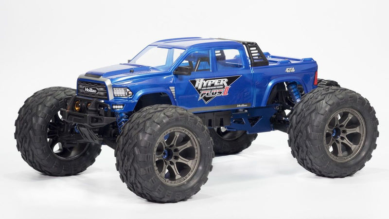 HOBAO HYPER PLUS 2 MTE2 2019 EDITION 4X4 1:7 MONSTER TRUCK 4-6S BLUE REMOTE CONTROL CAR NO BATTERY OR CHARGER SUPPLIED