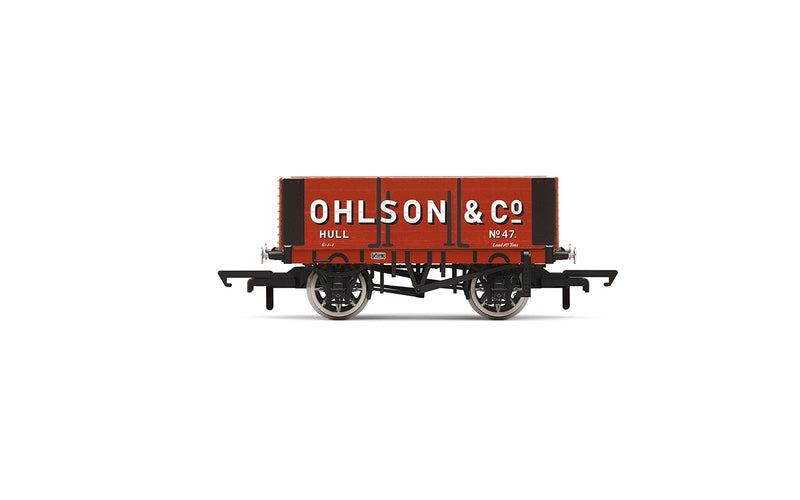 HORNBY 60096 6 PLANK WAGON OHLSON & CO OO GAUGE MODEL TRAIN ROLLING STOCK