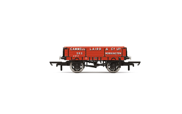 HORNBY 60156 3 PLANK WAGON CAMMELL LAIRD ERA 3 OO SCALE MODEL TRAIN ROLLING STOCK