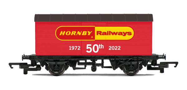 HORNBY R60086 00 RAILWAYS 50TH ANNIVERSARY BOX VAN 1972 TO 2022