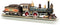 BACHMANN 51002 AMERICAN LOCOMOTIVE 4-4-0 WITH WOOD LOAD DCC READY UNION PACIFIC HO SCALE