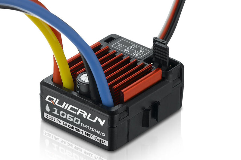 HOBBYWING QUICRUN WP 1060 BRUSHED ESC 60A SUITABLE FOR 1:10 SPORT