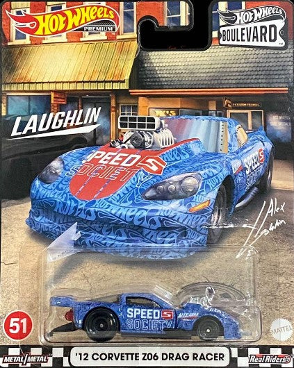 HOT WHEELS BOULEVARD #51 12 CORVETTE Z06 DRAG RACER