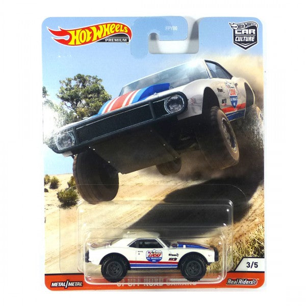 HOT WHEELS CAR CULTURE WILD TERRAIN GJP89 67 OFF ROAD CAMARO - 3 OF 5