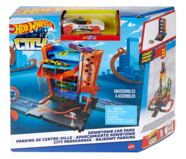 HOT WHEELS CITY DOWNTOWN CAR PARK DIECAST PLAYSET