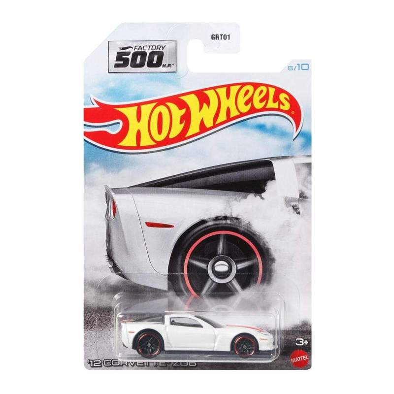 HOT WHEELS FACTORY 500 GRT06 12 CORVETTE Z06 5 OF 10