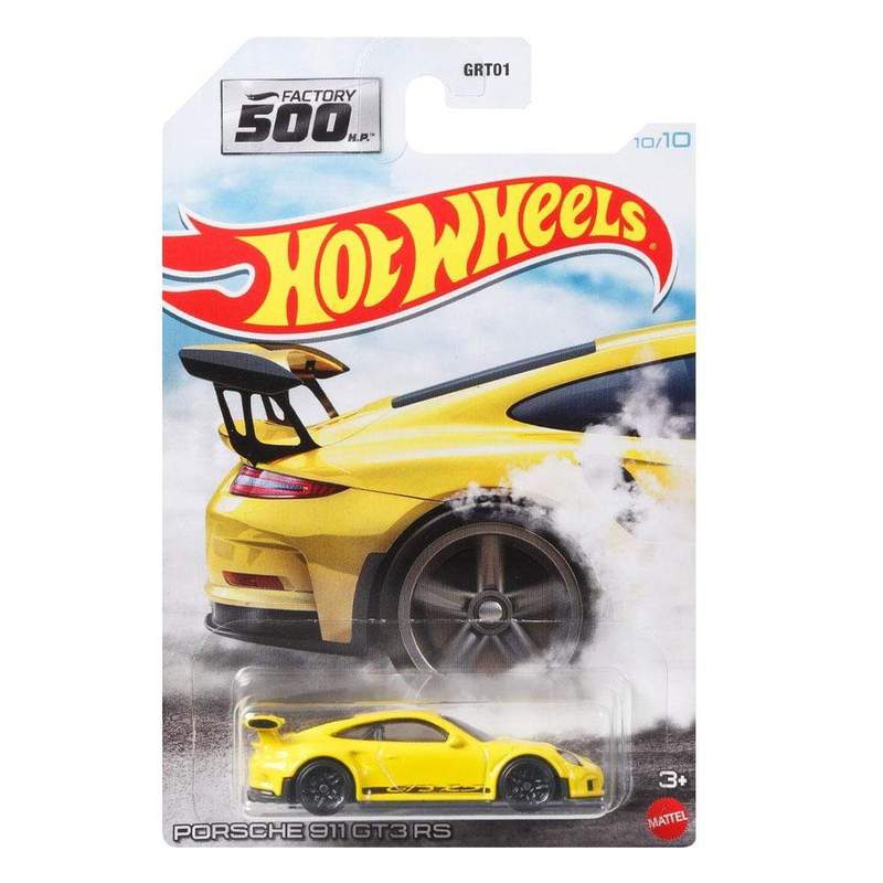 HOT WHEELS FACTORY 500 GRT11 PORSCHE 911 GT3 RS 10 OF 10