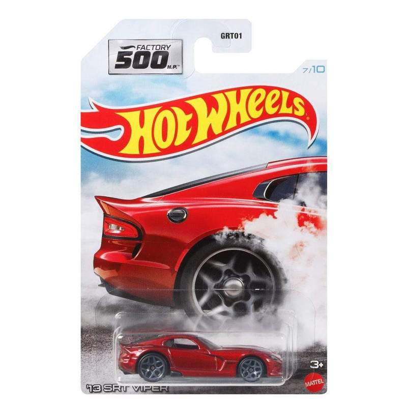 HOT WHEELS FACTORY 500 GRT08 13 SRT VIPER 7 OF 10