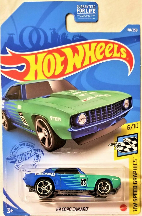 HOT WHEELS BASIC 170/250 - HW SPEED GRAPHICS SERIES - 69 COPO CAMARO #6 OF 10