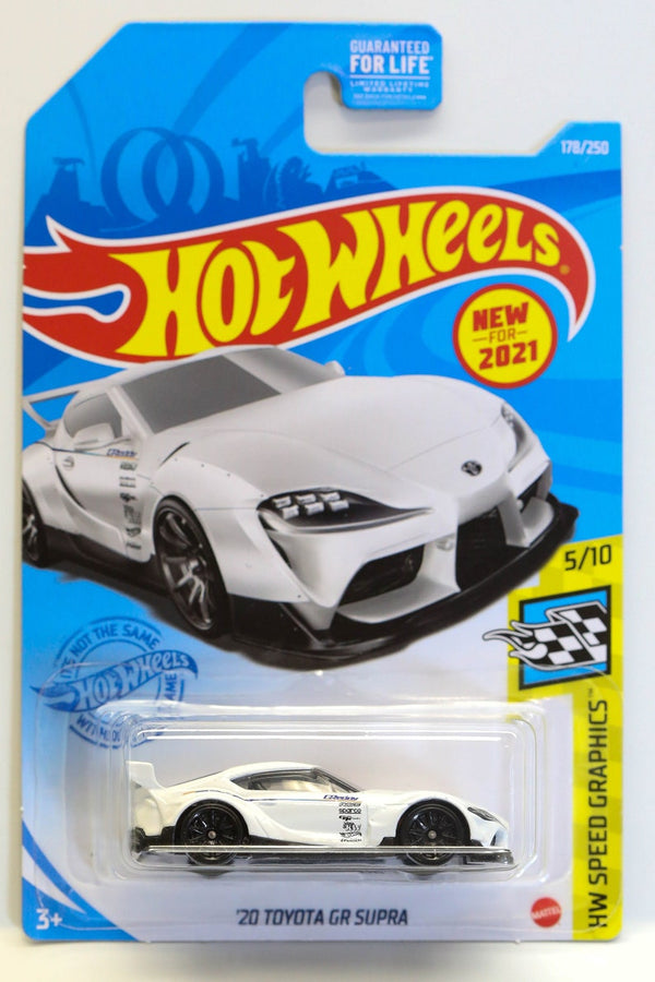 HOT WHEELS BASIC 178/250 - HW SPEED GRAPHICS SERIES - 20 TOYOTA GR SUPRA #5 OF 10