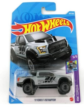 HOT WHEELS BASIC 167/250 - HW TORQUE SERIES - 17 FORD F150 RAPTOR #5 OF 5