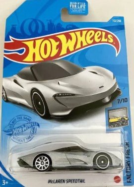 HOT WHEELS BASIC 112/250 - FACTORY FRESH SERIES - MCLAREN SPEEDTAIL # OF 10