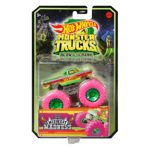 HOT WHEELS MONSTER TRUCKS GLOW IN THE DARK - MIDWEST MADNESS