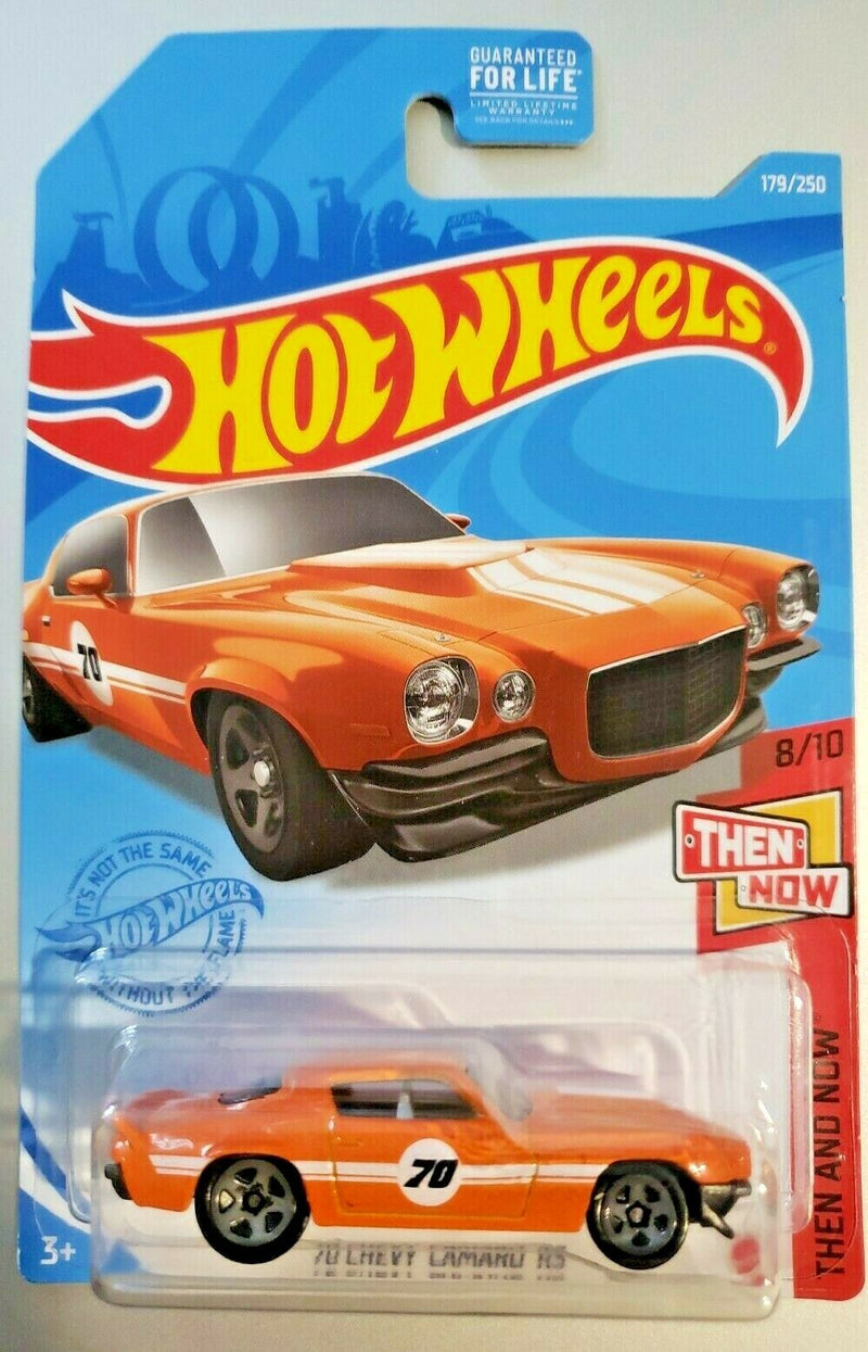 HOT WHEELS BASIC 179/250 - THEN AND NOW SERIES - 70 CHEVY CAMARO RS