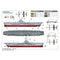 I LOVE KIT 65307 HMS ARK ROYAL 1939 1/350 SCALE BATTLESHIP PLASTIC MODEL KIT