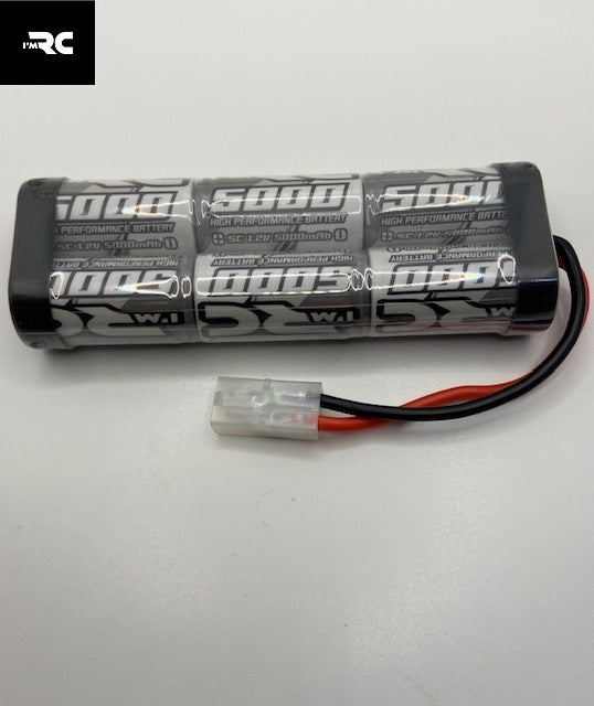 IM RC IM283 7.2V NIMH 5000MAH BATTERY SUB-C CELLS WITH TAMIYA PLUG