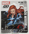 MARVEL GO COLLECTION DIECAST 1:64 RACING SERIES BLACK WIDOW VEHICLE 7 OF 15